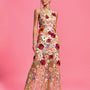 Maraya Floral Applique Maxi Dress