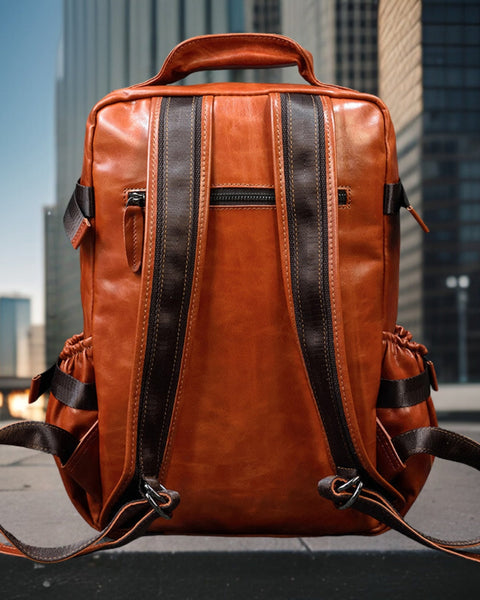 Hayden™ | Leather Shoulder Backpack