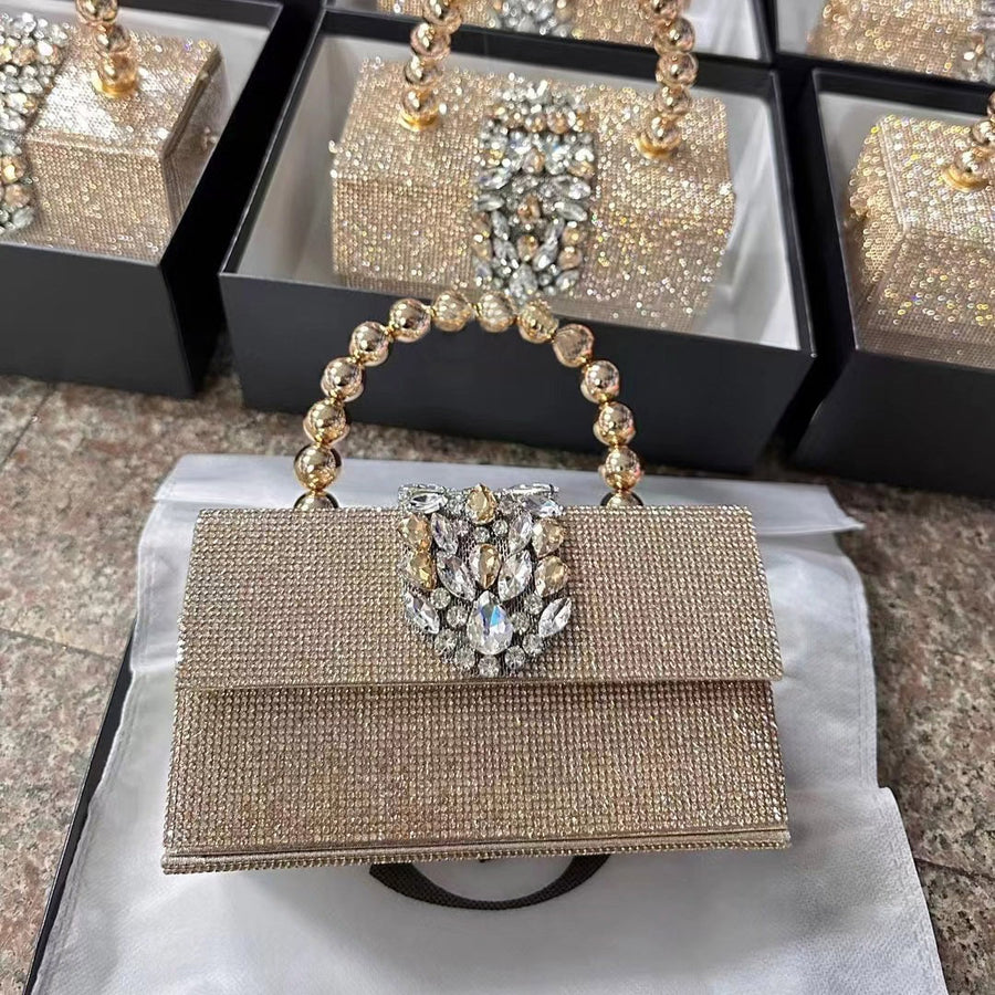 Anisha Rhinestones Handbag - Opulent Empire
