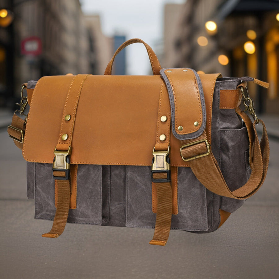 Ingomar™ | Retro Canvas Crossbody Bag