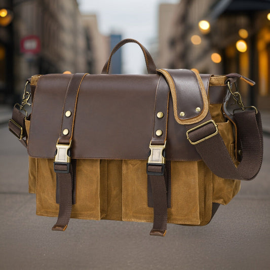 Ingomar™ | Retro Canvas Crossbody Bag