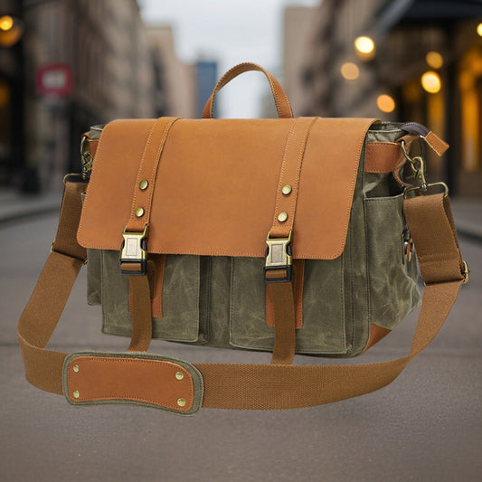 Ingomar™ | Retro Canvas Crossbody Bag