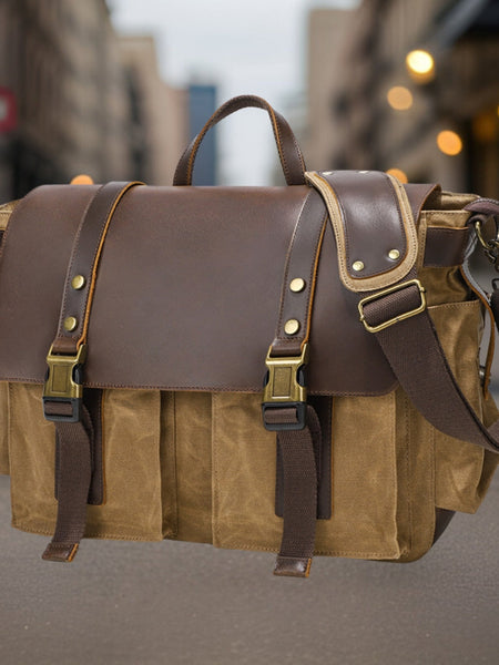 Ingomar™ | Retro Canvas Crossbody Bag