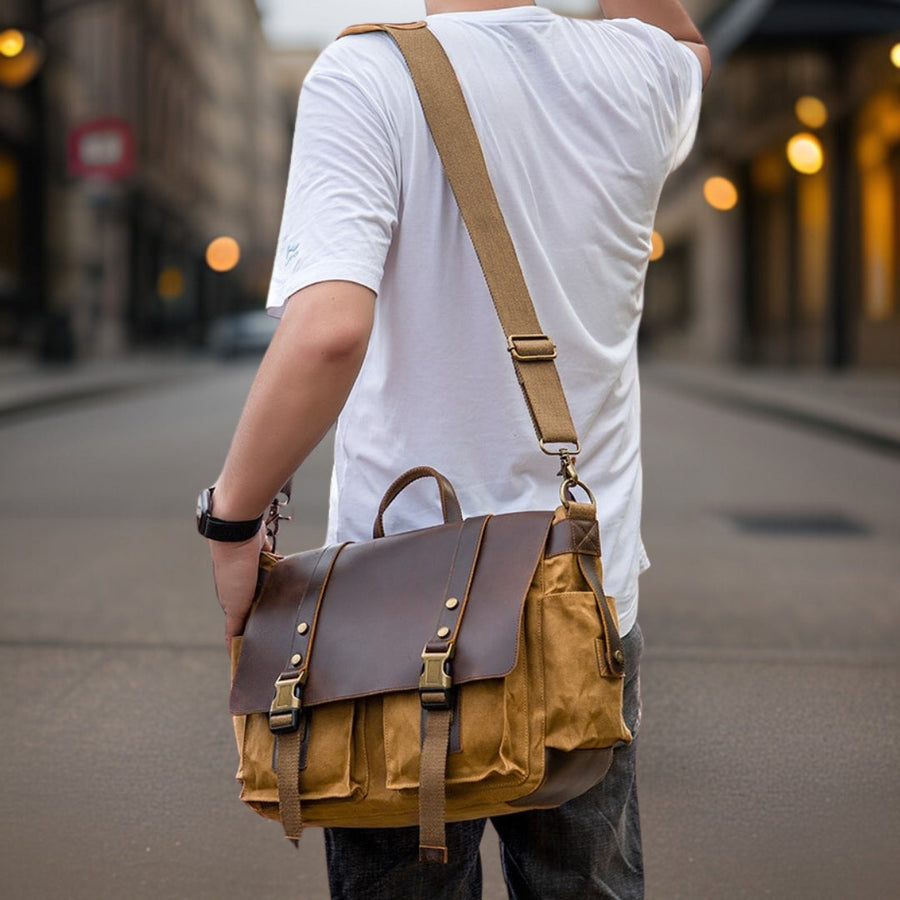 Ingomar™ | Retro Canvas Crossbody Bag