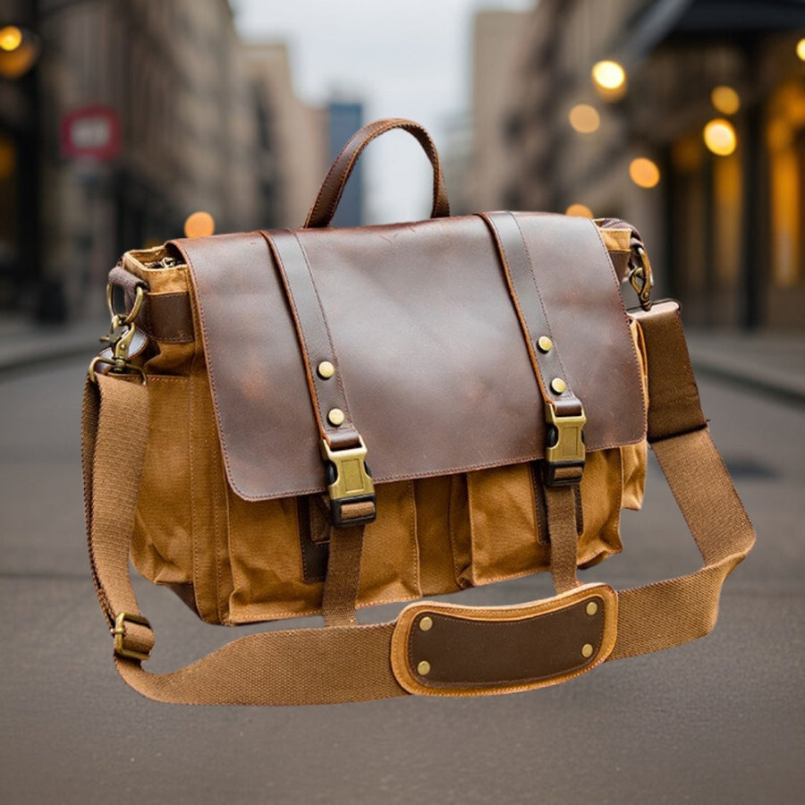 Ingomar™ | Retro Canvas Crossbody Bag