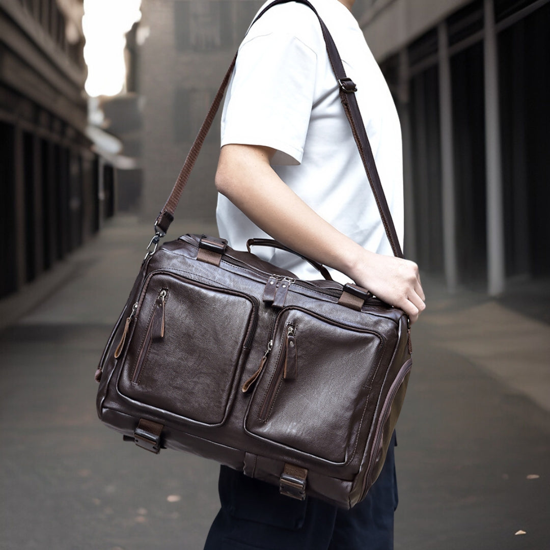 Isaac™ — Premium Backpack Men's Statement Handbag, alternate view 4