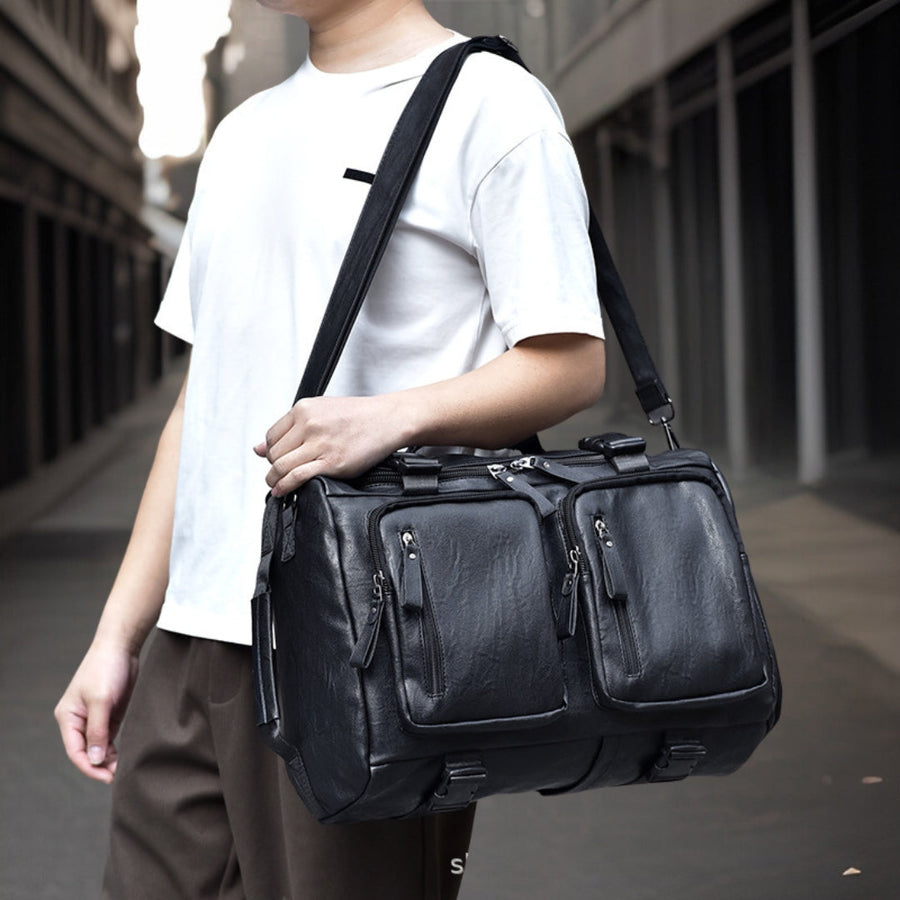 Isaac™ — Premium Backpack Men's Statement Handbag, alternate view 2