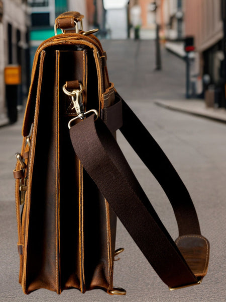 Isaiah™ | Handmade Retro Leather Backpack