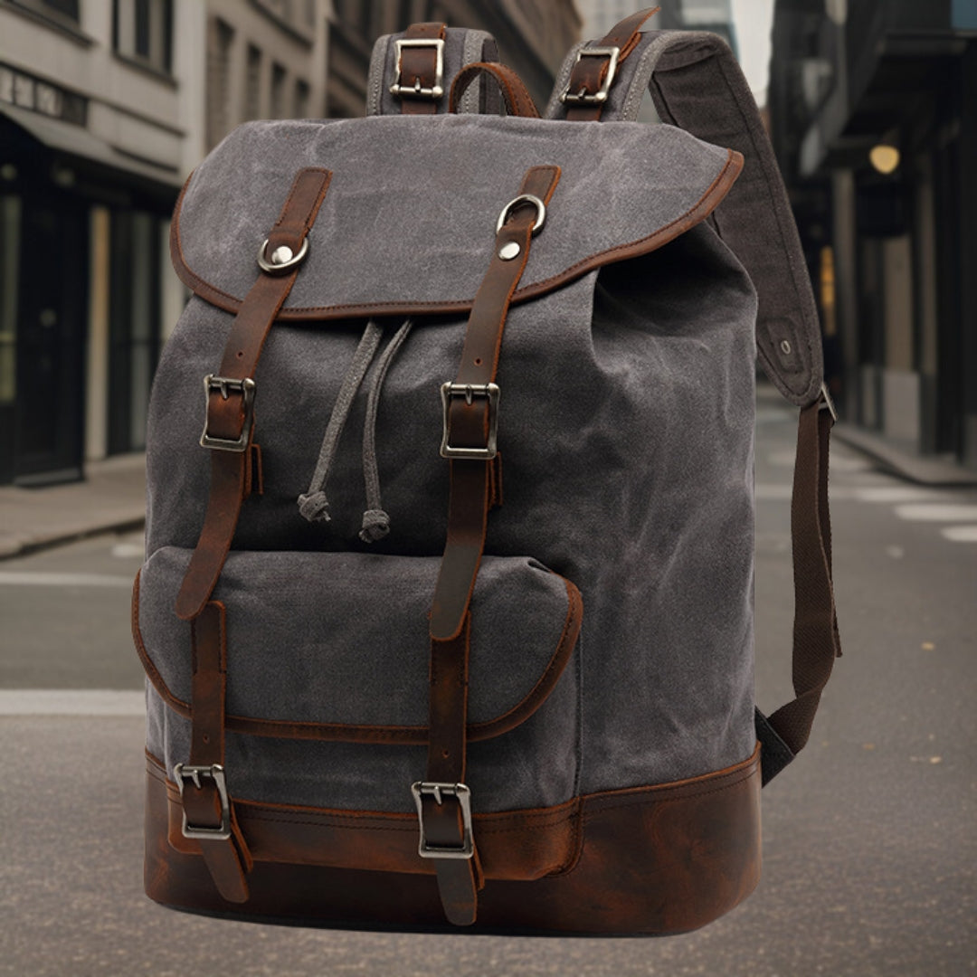 Jacob™ — Stylish Canvas Backpack Men's Statement Handbag, alternate view 5