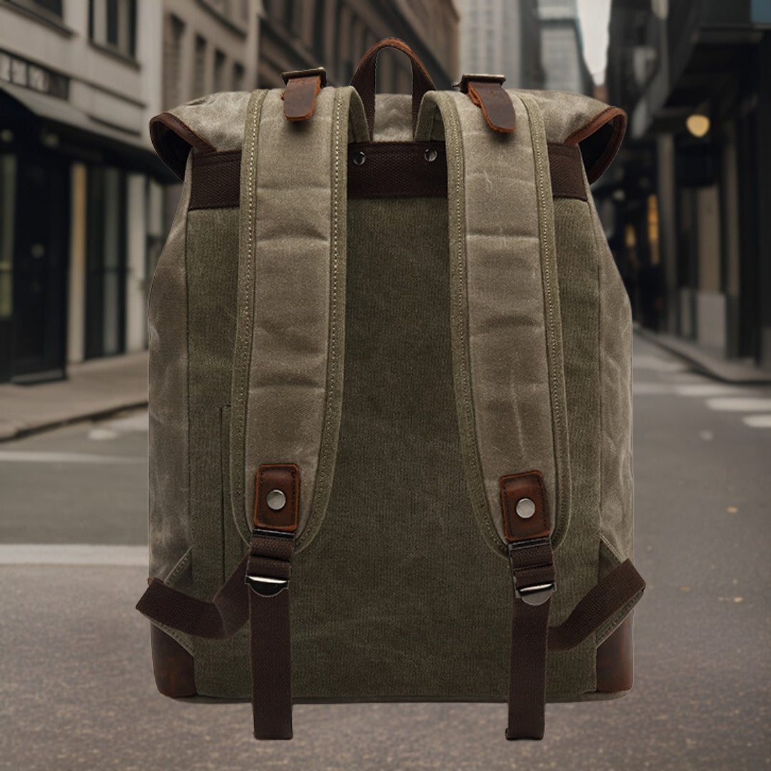 Jacob™ — Stylish Canvas Backpack Men's Statement Handbag, alternate view 2