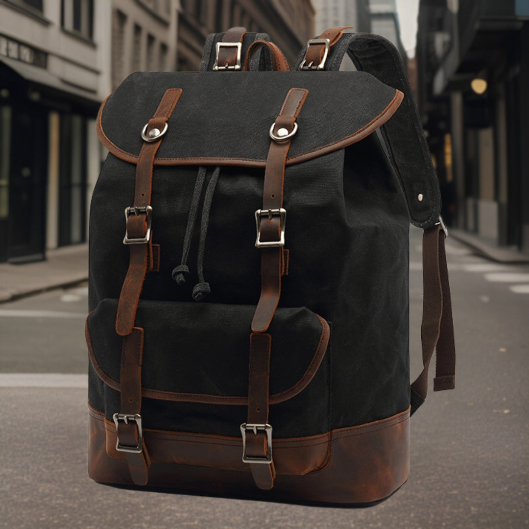 Jacob™ — Stylish Canvas Backpack Men's Statement Handbag, alternate view 3
