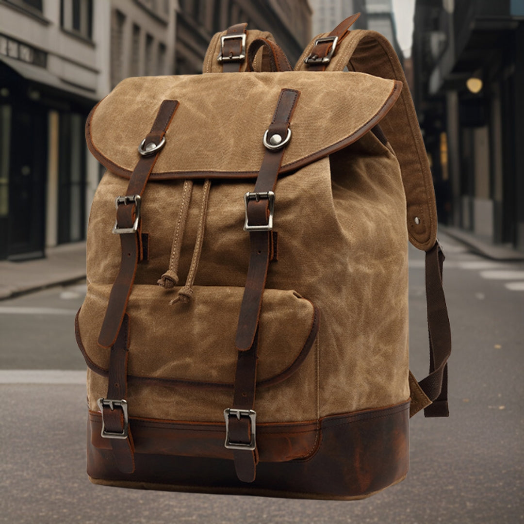 Jacob™ — Stylish Canvas Backpack Men's Statement Handbag, alternate view 4