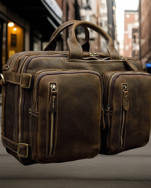 Jason™ | Genuine Leather Shoulder Bag