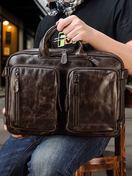 Jason™ | Genuine Leather Shoulder Bag