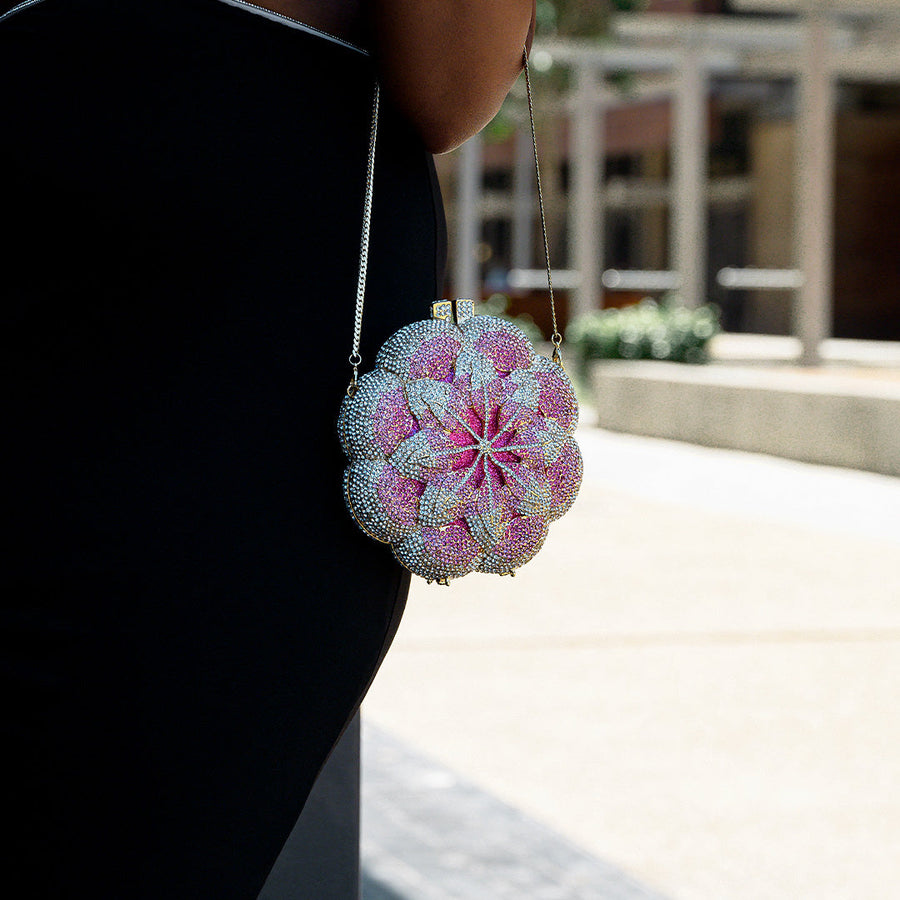 Jeline Flower Clutch Bag - Opulent Empire