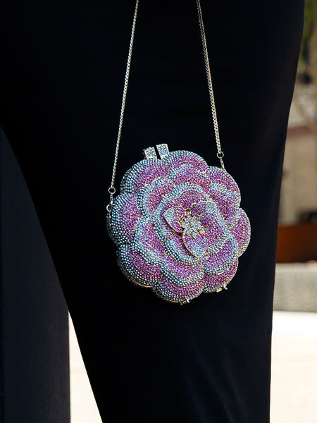 Jeline Flower Clutch Bag - Opulent Empire