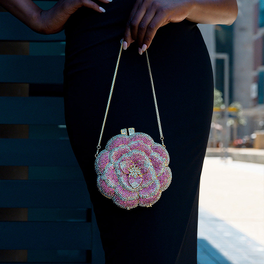 Jeline Flower Clutch Bag - Opulent Empire