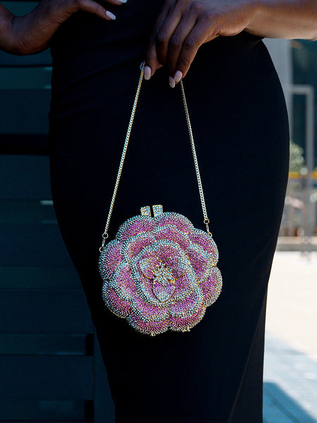 Jeline Flower Clutch Bag - Opulent Empire