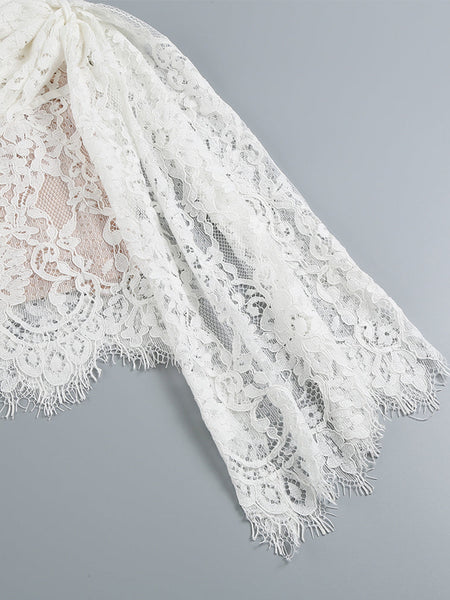 Strapless Sleeveless Lace Mini Dress KLYF1062