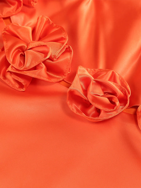 Elegant floral maxi dress with strappy sleeveless design KLYF1218