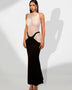 Striking Transparent Party Dress with Elegant Cutouts
