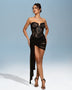 Sexual season with silk lace and mini silhouette