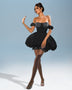 Puffy Dress with Rhinestones and Off-the-Shoulder Style for a Elegant Look
