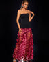 Harper Strapless Mesh A-Line Maxi Dress