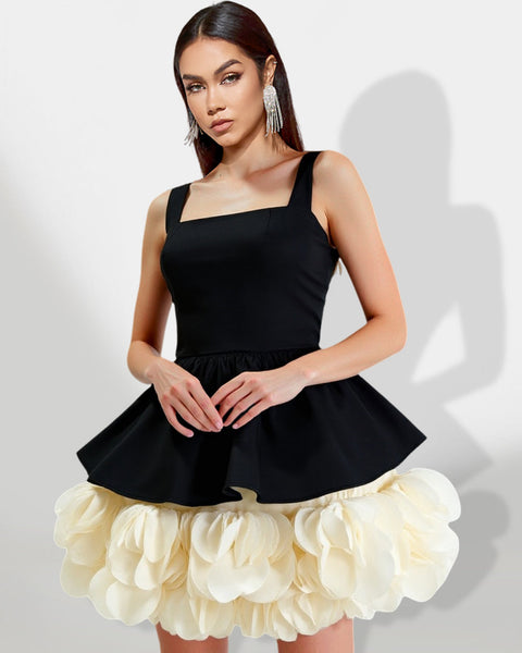 Contrast Hem Cut Dress for a Trendy and Unique Style