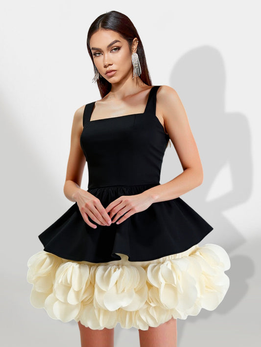 Contrast Hem Cut Dress for a Trendy and Unique Style