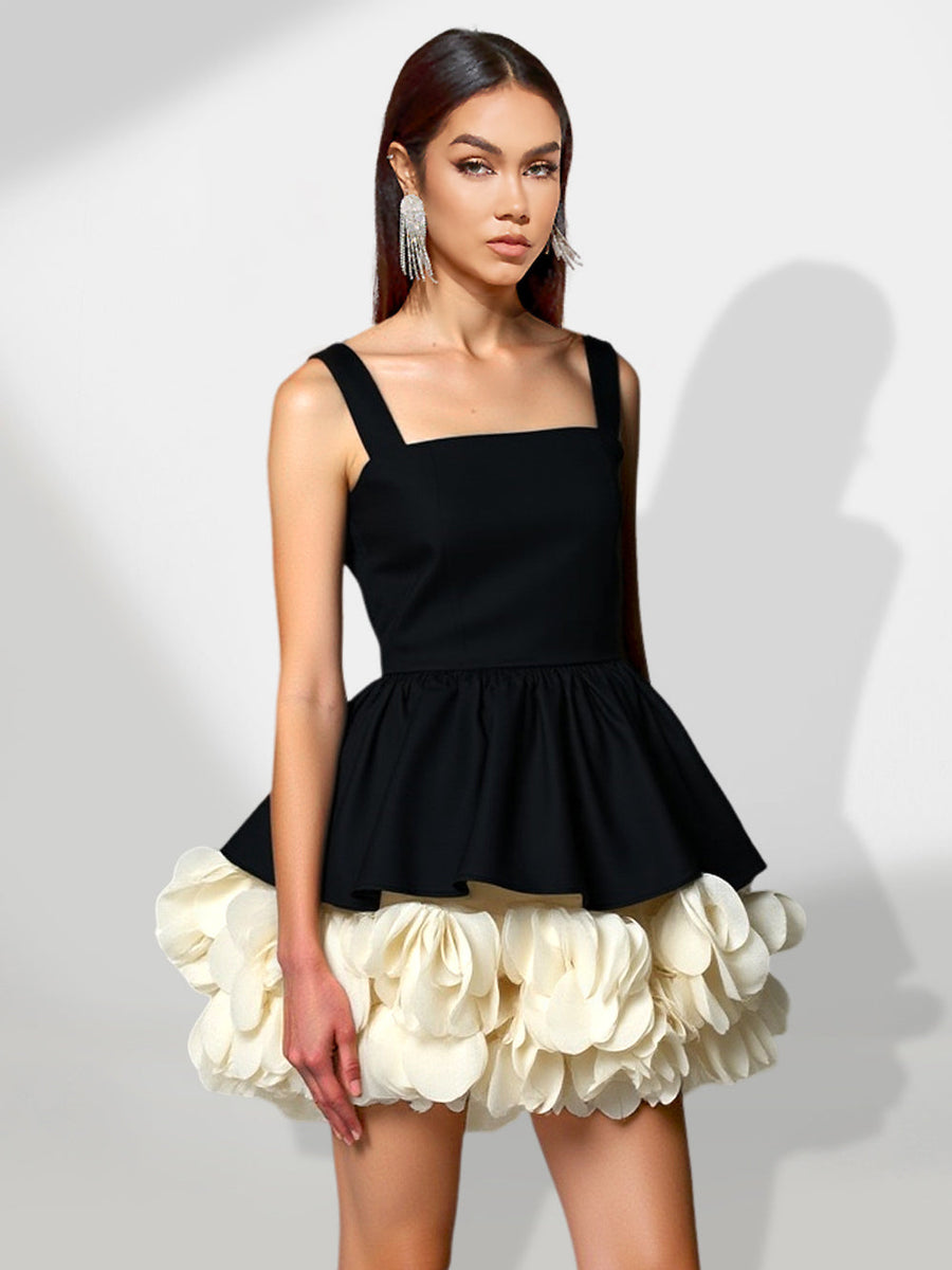 Contrast Hem Cut Dress for a Trendy and Unique Style