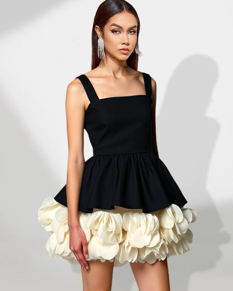 Contrast Hem Cut Dress for a Trendy and Unique Style