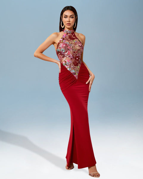 Zélie Bellamy — Stunning Sequin Dress with Embroidery and Elegant Backless Design, alternate view 11