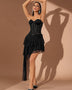 Corset Top & Mesh Irregular Skirt Set
