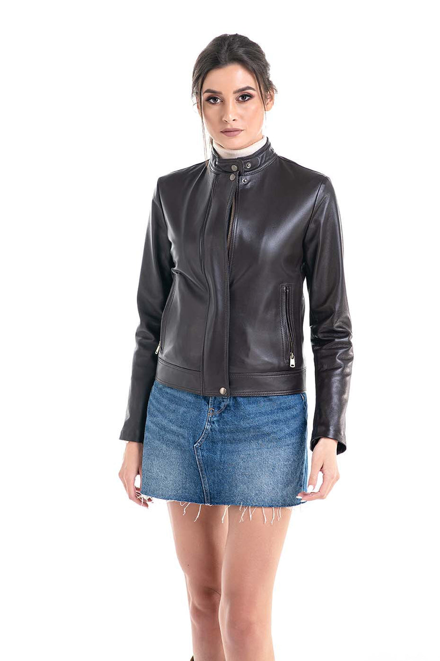 Adelisa Beaumont — Brown Trendy Genuine Sheepskin Jacket