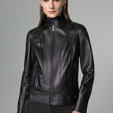 Black Genuine Leather﻿ Jacket-0