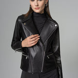 Black Natural Leather﻿ Jacket-0