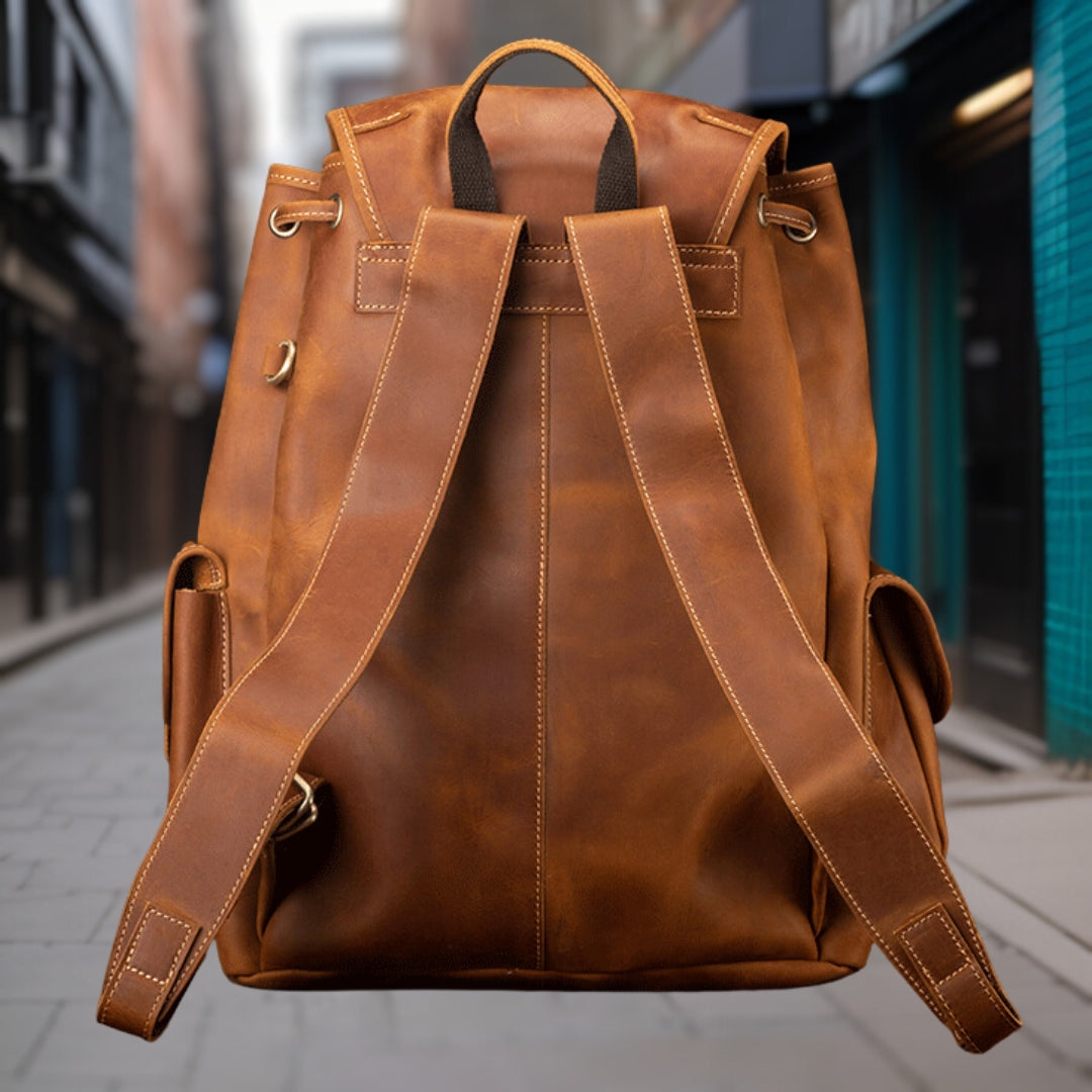 Liam™ — Retro Casual Leather Bag, alternate view 3