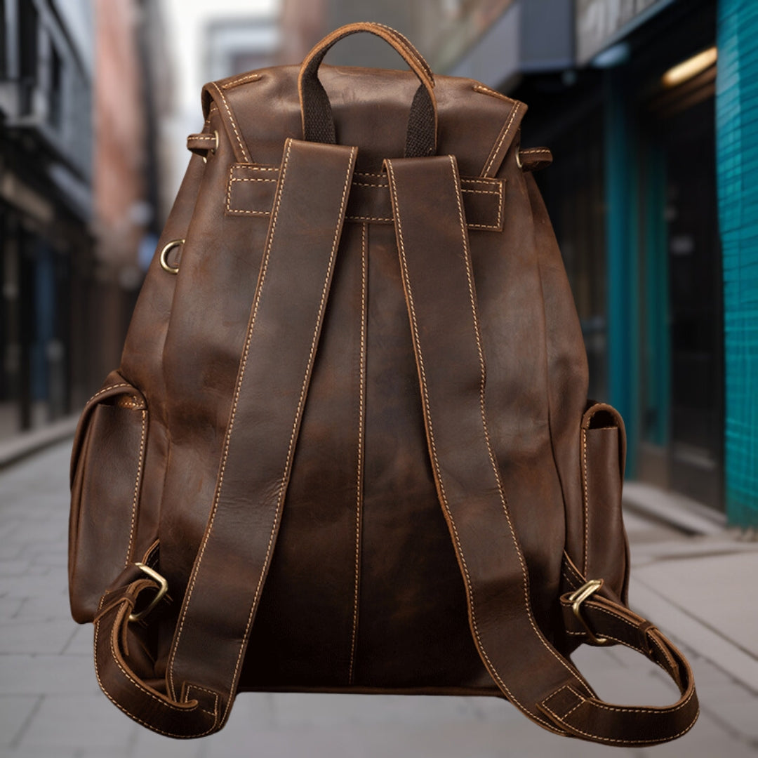 Liam™ — Retro Casual Leather Bag, alternate view 5