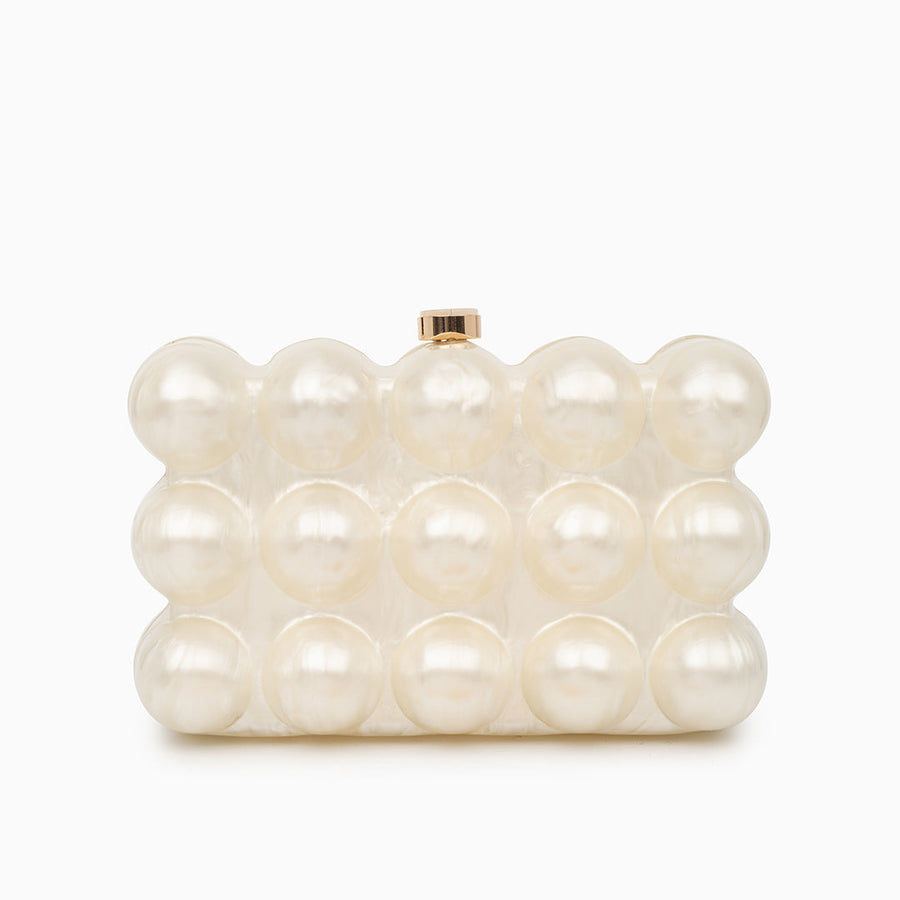 Lorraine Acrylic Clutch Bag - Opulent Empire