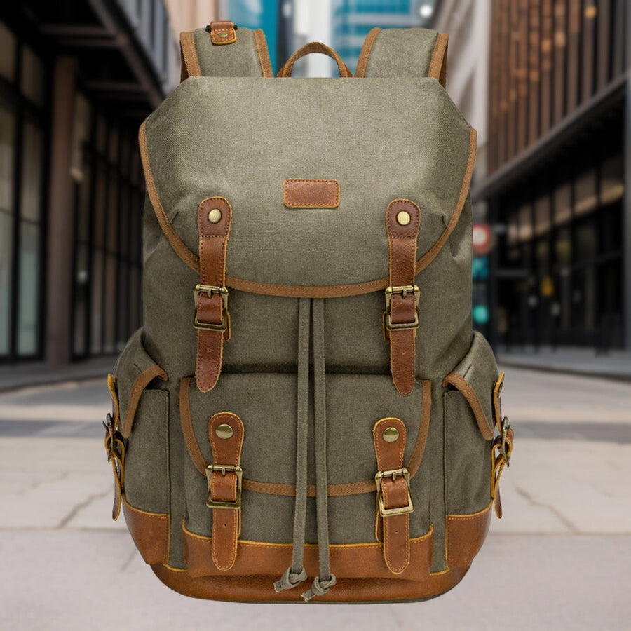Ludolf™ | Retro Canvas Backpack