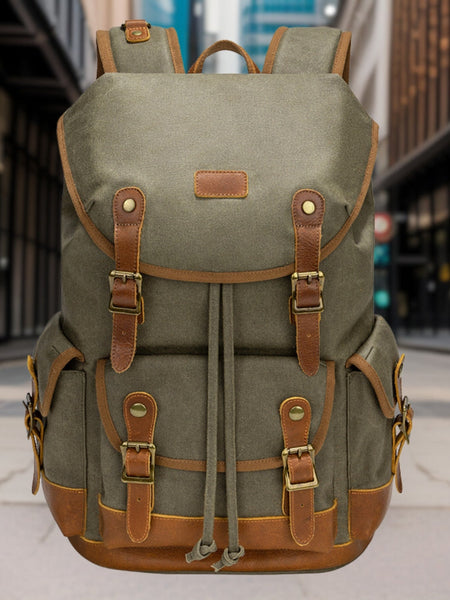 Ludolf™ | Retro Canvas Backpack