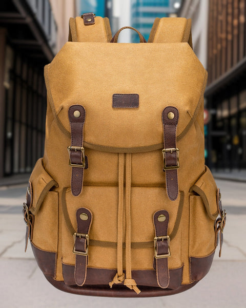 Ludolf™ | Retro Canvas Backpack