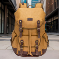 Ludolf™ — Retro Canvas Backpack Men's Statement Handbag, alternate view 3