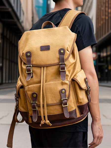Ludolf™ | Retro Canvas Backpack
