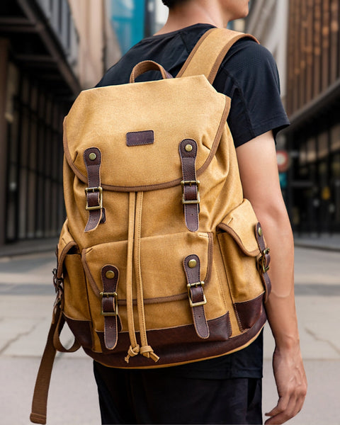 Ludolf™ | Retro Canvas Backpack