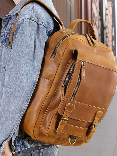 Mason™ | Premium Leather Backpack