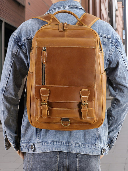 Mason™ | Premium Leather Backpack