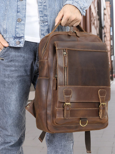 Mason™ | Premium Leather Backpack