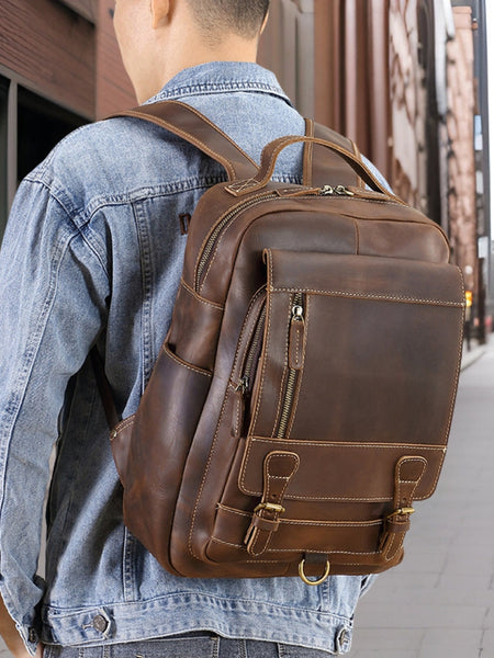 Mason™ | Premium Leather Backpack